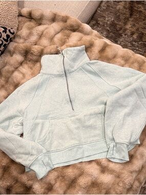 Light Blue Scuba Half-Zip Pullover Sweater - lululemon